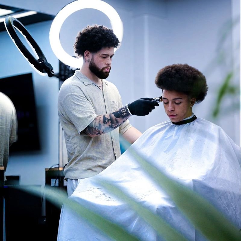 Madison Barbershop cut in Keizer